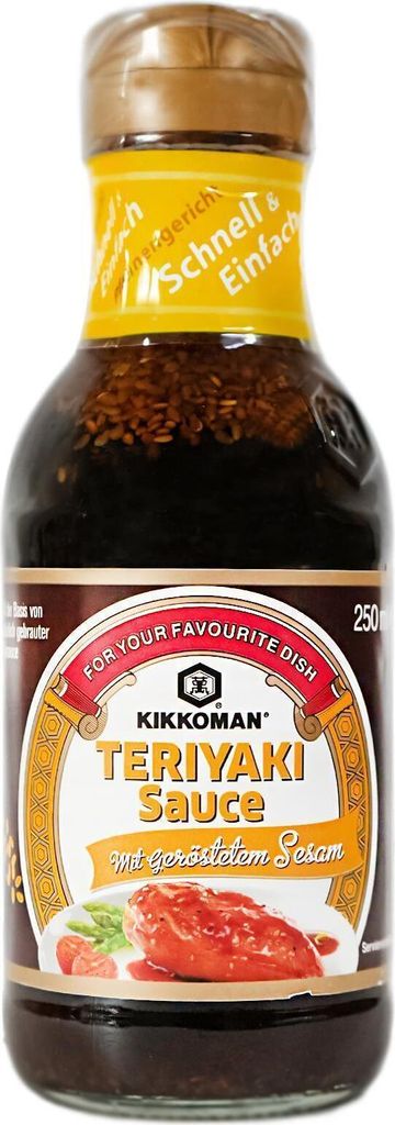 Kikkoman Teriyaki Sauce mit geröstetem Sesam 250ml Produktbild 