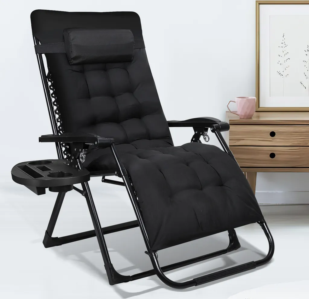 Hengda Sedia da Giardino Imbottita Pieghevole 86x75x113cm