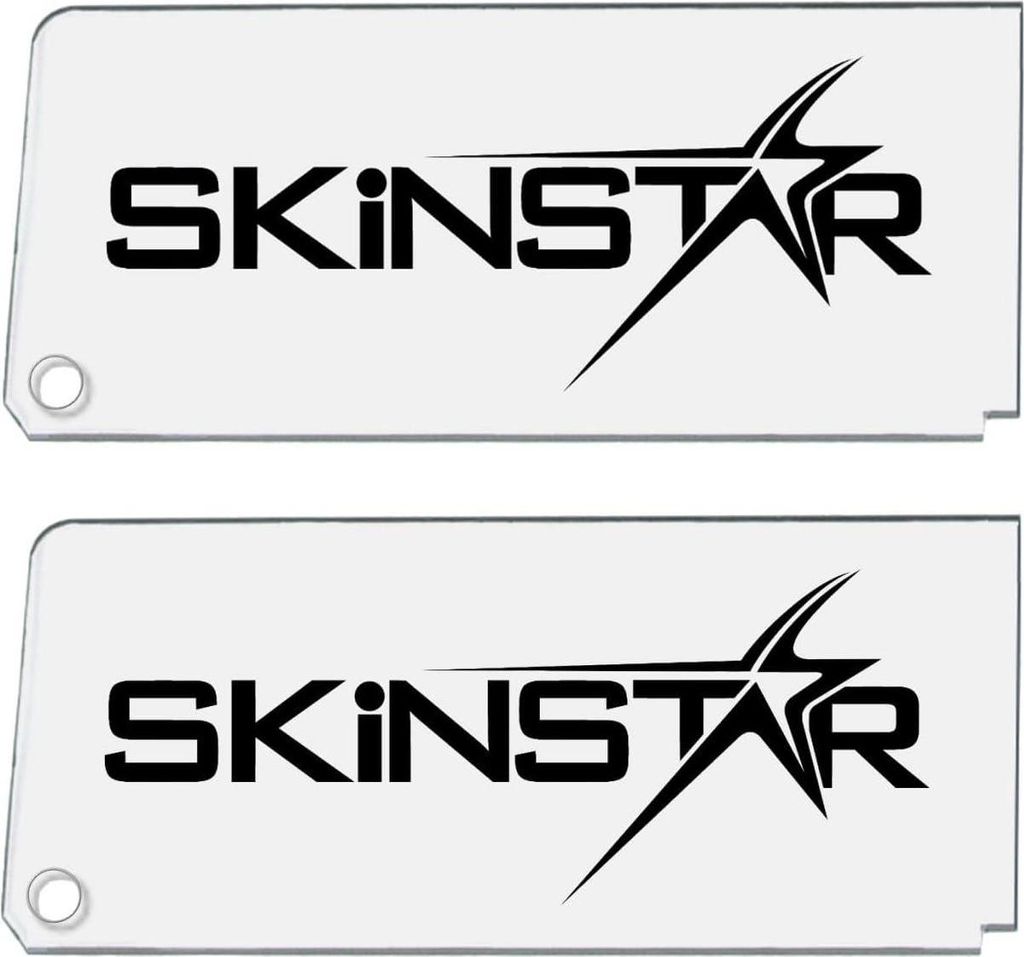 SKINSTAR Ski Wachs Abziehklinge Plexiklinge 3mm - 2er Set