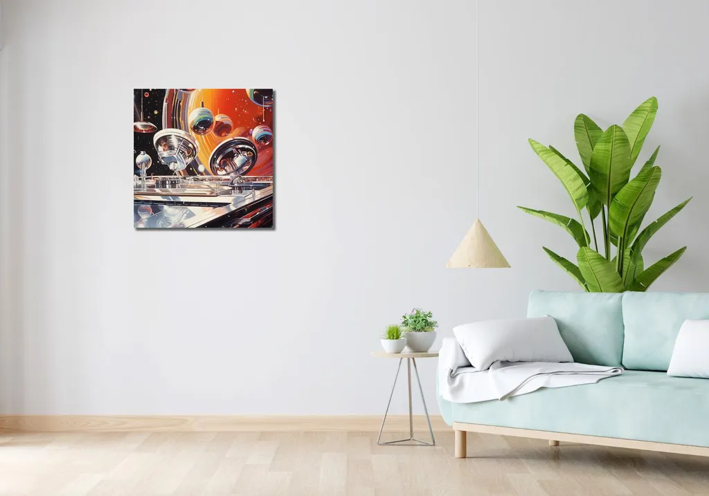 Quadro 60x60 cm Orchestra delle sfere - 2