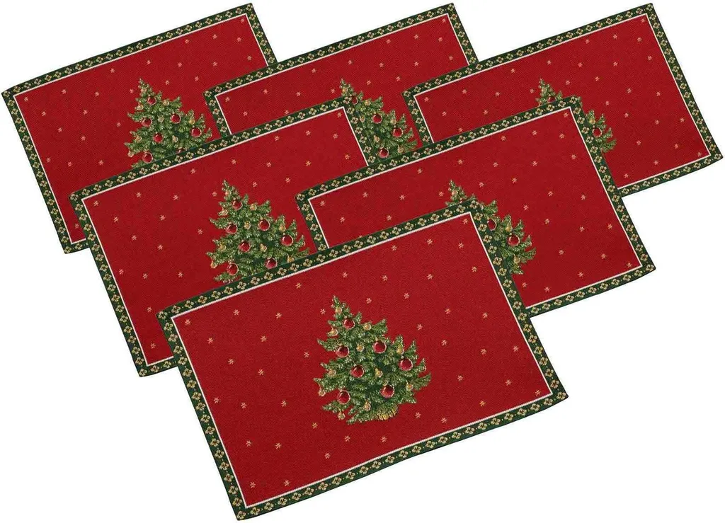 Set de Table Gobelin 48x32 cm Villeroy & Boch Toy's Delight Arbre de Noël