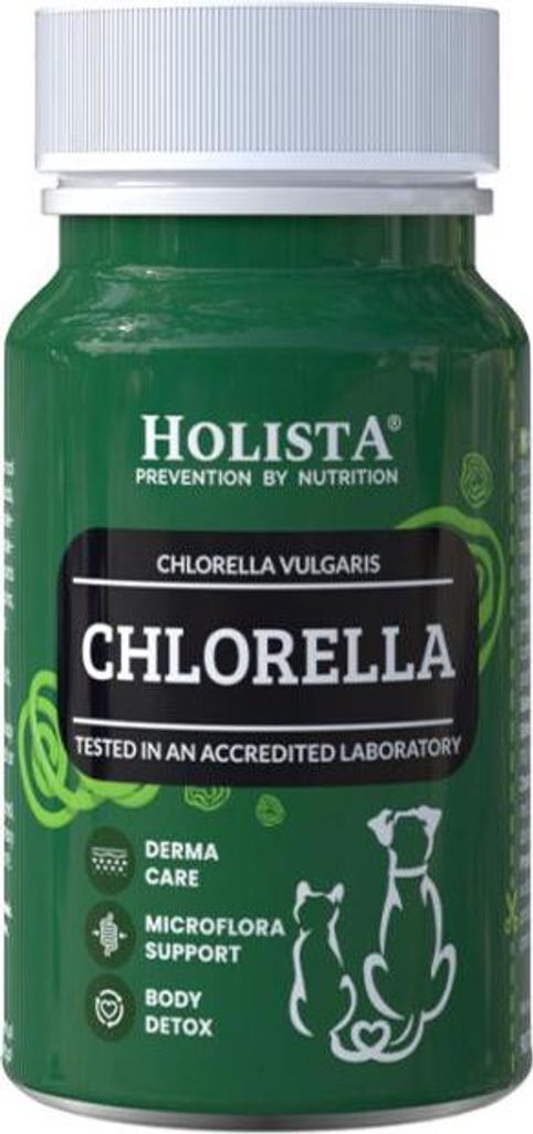 HOLISTA Chlorella - nahrungsergänzungsmittel für hunde und katzen - 90 pcs