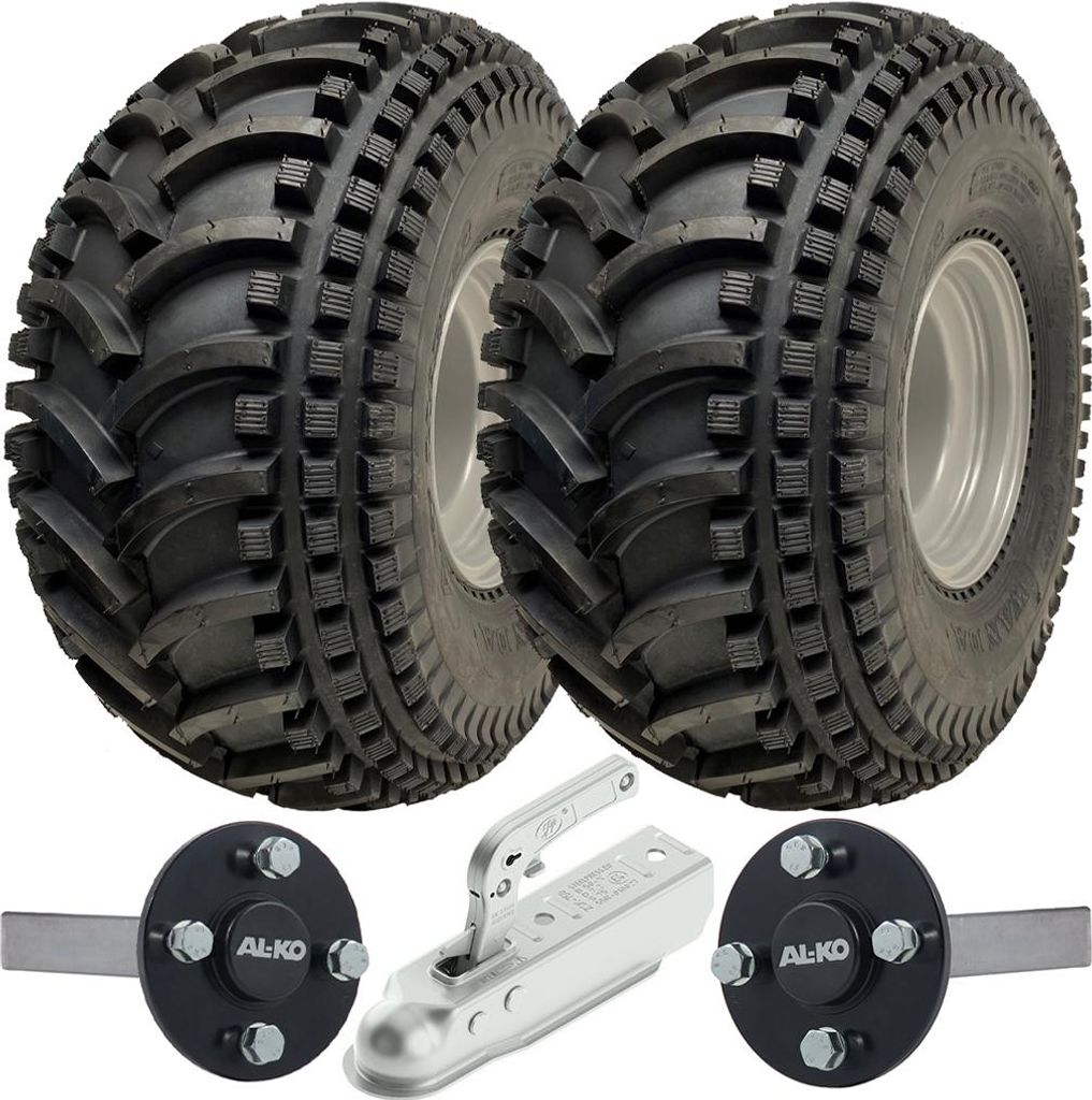 22x11.00-8 Open Centre P308 ATV Trailer Kit Wheels ALKO Productafbeelding 