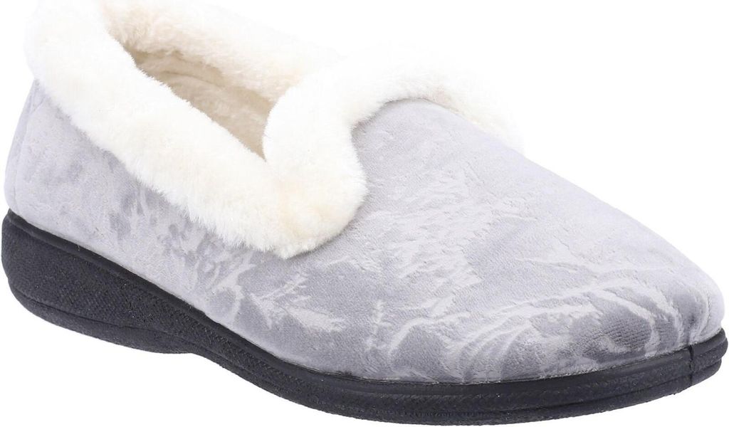 Fleet & Foster - Damen Hausschuhe "Adelaide", Memory-Schaum FS8471 (41 EU) (Grau)