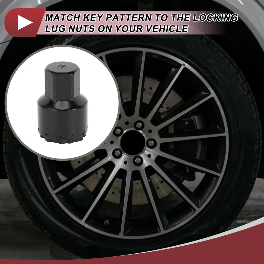 Clé de déverrouillage de roue et écrou antivol Mercedes GLE GLS Type M - 4