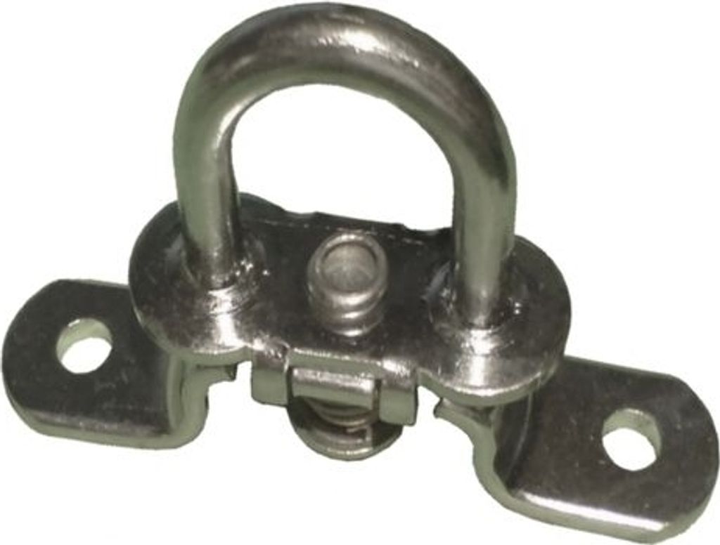5 Stück - Drehverschluss für Ovalösen - verzinkt - 42x22mm