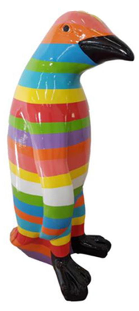 Moderne Figur Pinguin Kunststoff Skulptur Statuen Figuren Dekoration 120cm Deko