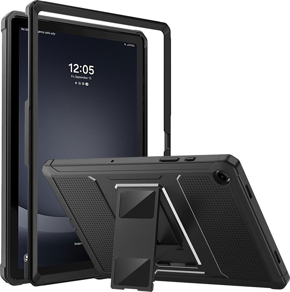 Accezz Robustes Back Case Samsung Galaxy Tab A9 Plus - Schwarz
