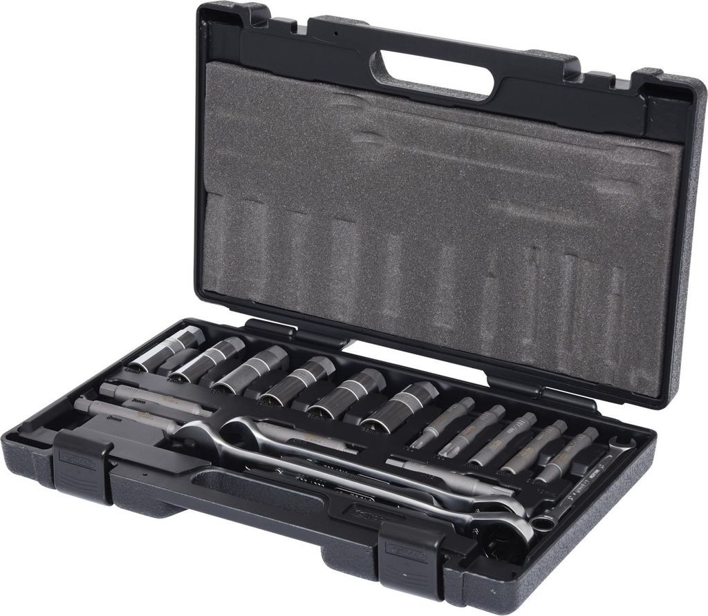 KS-TOOLS Stoßdämpferwerkzeugsatz, Universales Basisset, 18-tlg.,