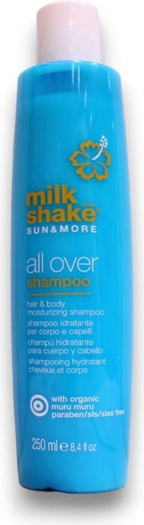 Milk Shake, Sun & More, Shower Gel & Shampoo 2-In-1, SLS/SLES-Free, 250 ml