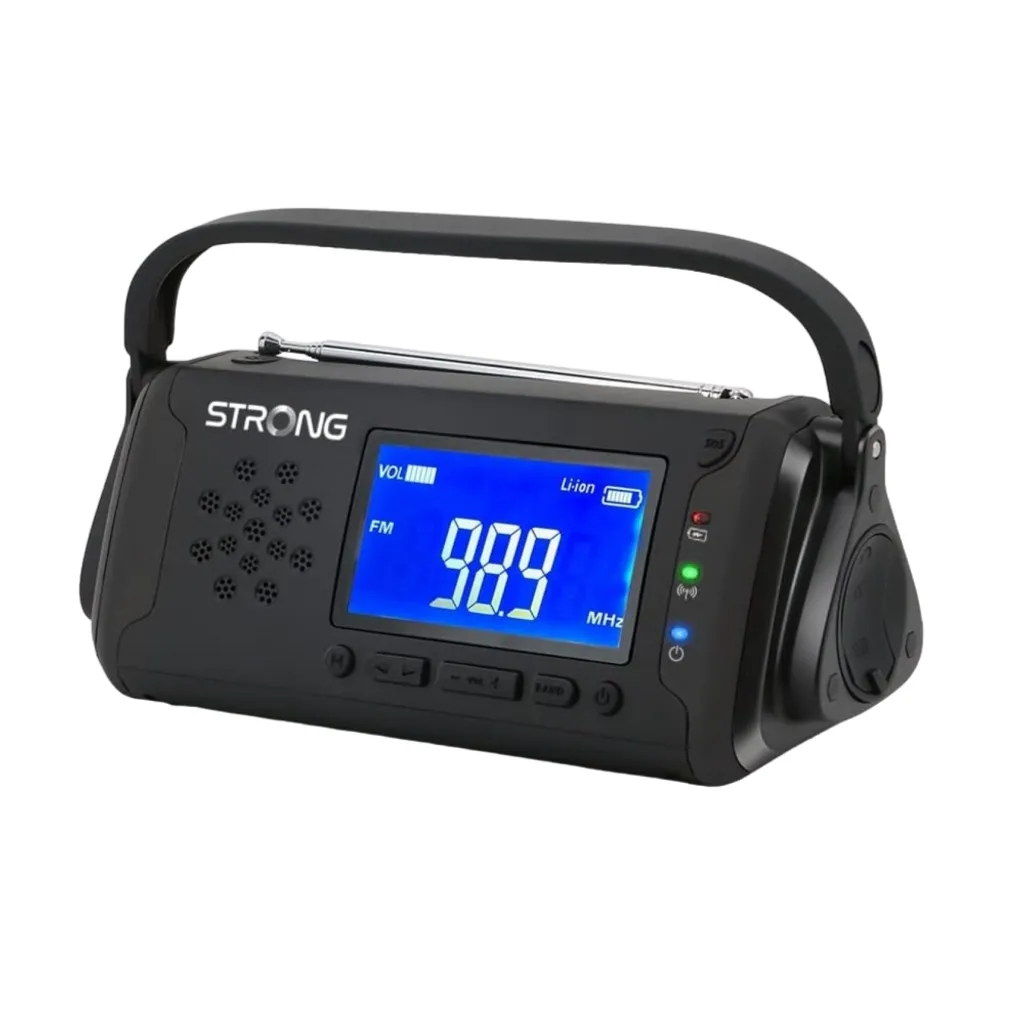 Radio Manivelle STRONG EPR1500 : Fini les Pannes de Piles en Voyage