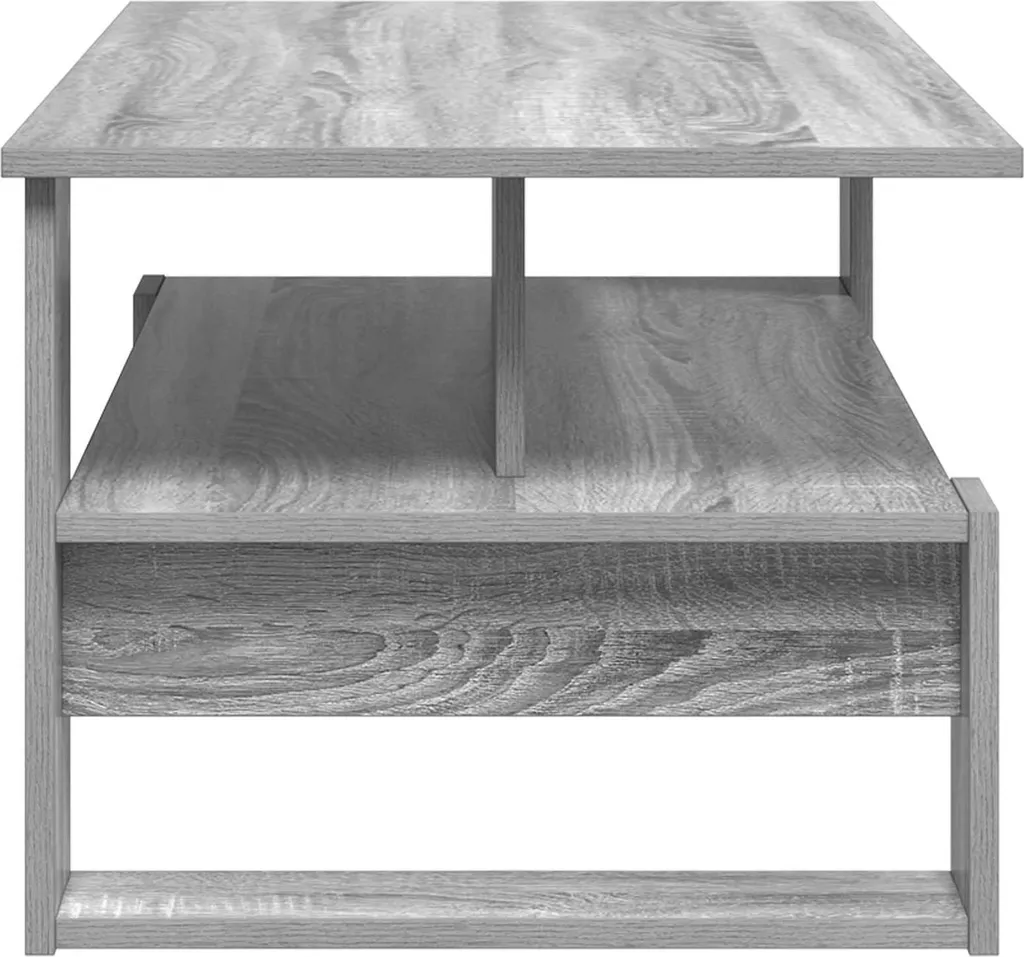 Tavolino Salotto Grigio Sonoma 80x50,5x41,5cm Legno Multistrato | Leroy Merlin