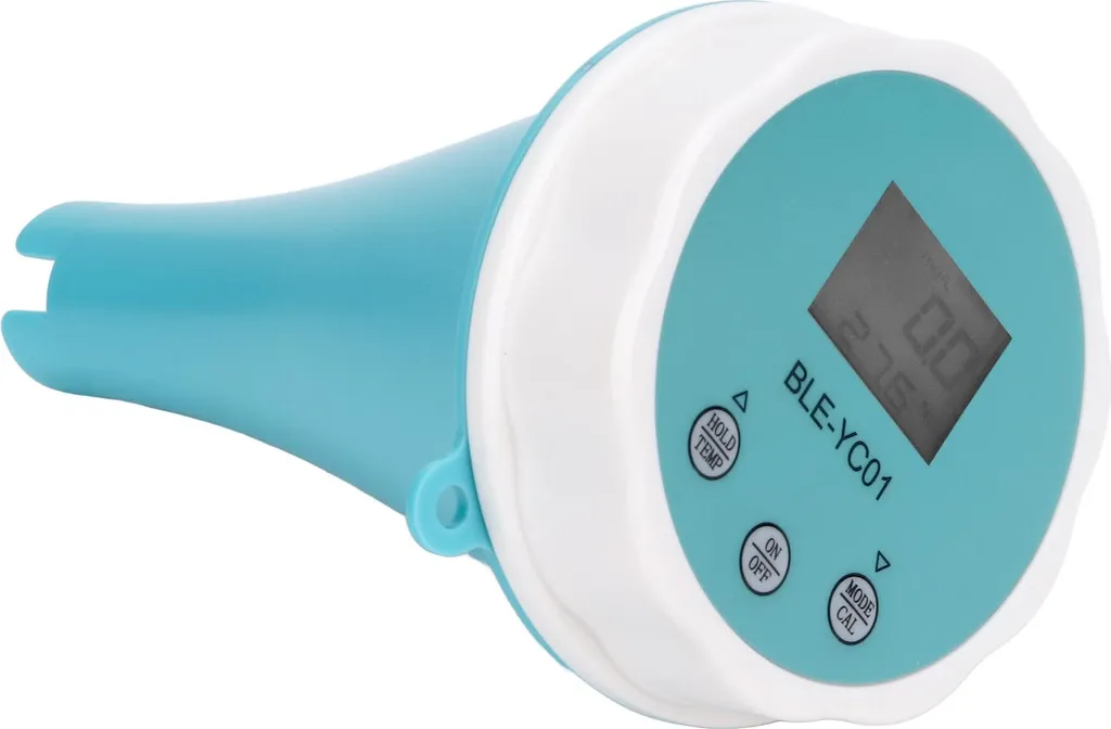 Analyseur d'eau numérique 6-en-1 pour Piscine et Spa avec Test Chlore