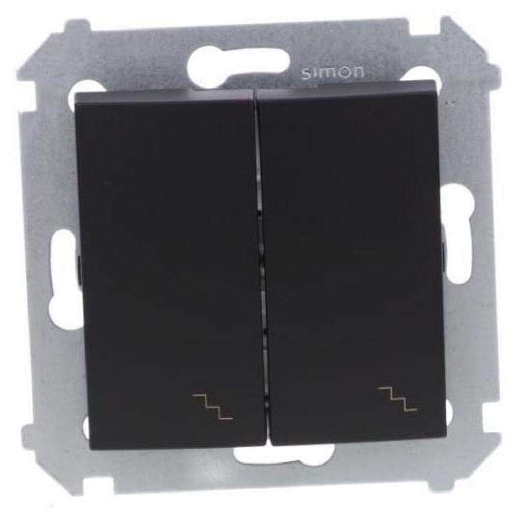 Simon 54, interrupteur double à deux étages (module), 10A, Image du produit 