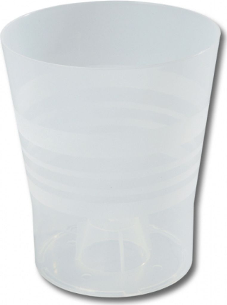 Transparenter ORCHID Orchideentopf für Zimmerpflanzen, 13 cm Durchmesser