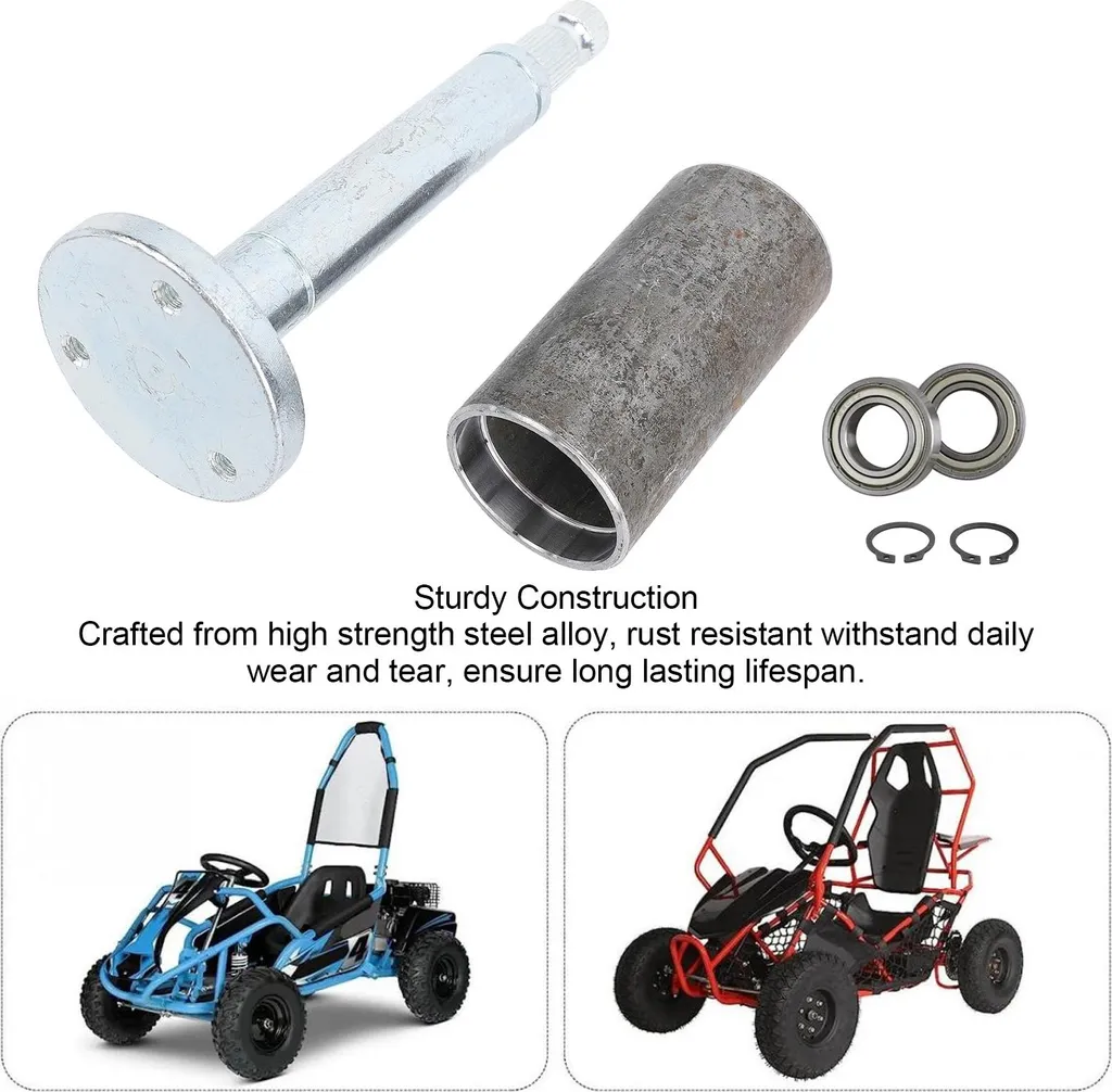 Fixation de volant 3 boulons avec roulement pour quad et buggy