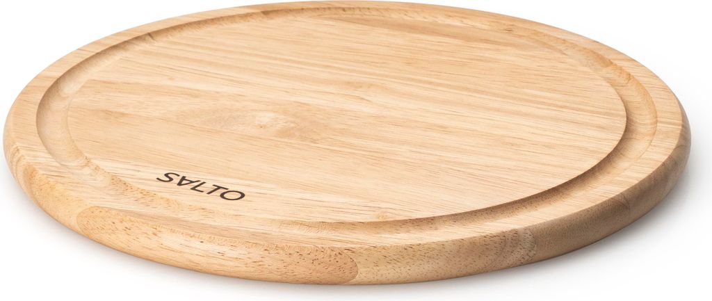 Salto Steakteller, Gummibaum Ø25x1,5 cm 30996 4017167309965