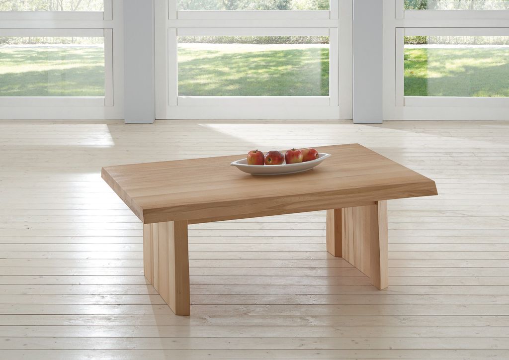 Couchtisch Tisch KELD Kernbuche Massivholz 140x80 cm