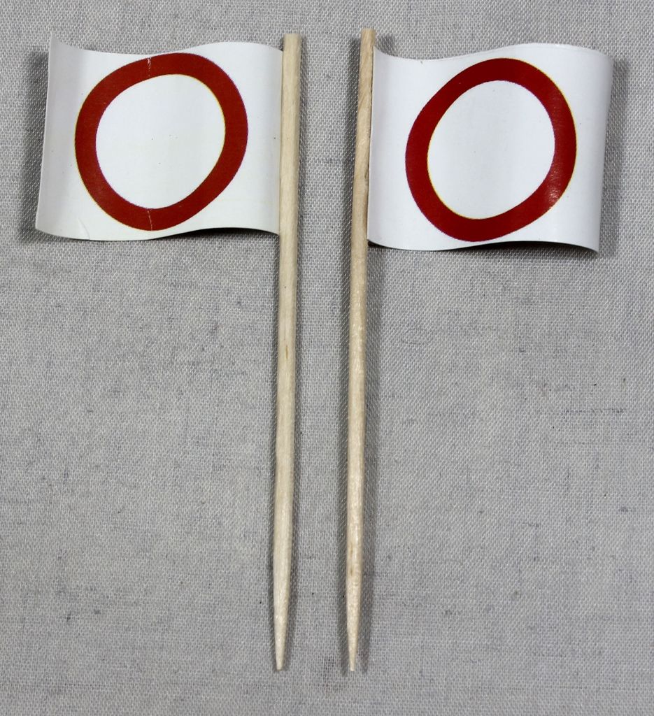 Party-Picker Flagge Tempo Durchfahrt verboten Produktbild 