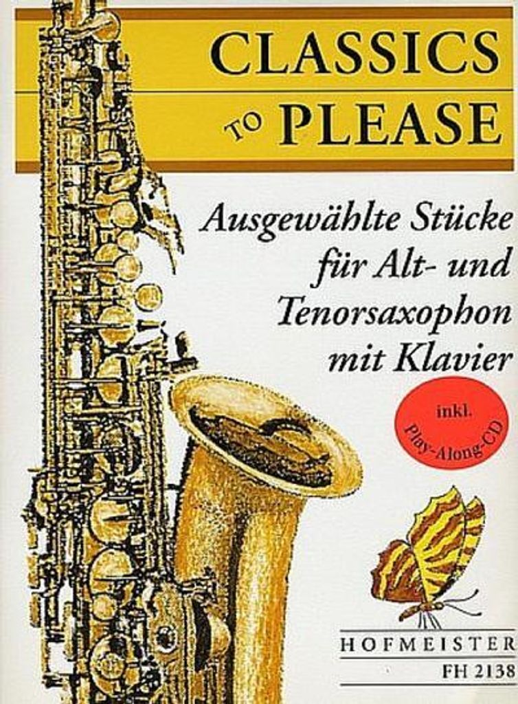 Classics to Please, für Altsaxophon + Tenorsaxophon mit Klavier, m. Audio-CD
