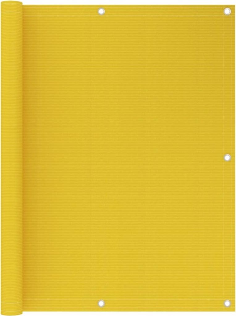 "2026 Promotion" Balkon-Sichtschutz, Gute Qualität, Gelb 120x400 cm HDPE - Sonnensegel MM511