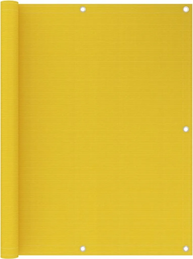 Frangivista Balcone Giallo 120x400 cm - HDPE Alta Qualità The Living Store