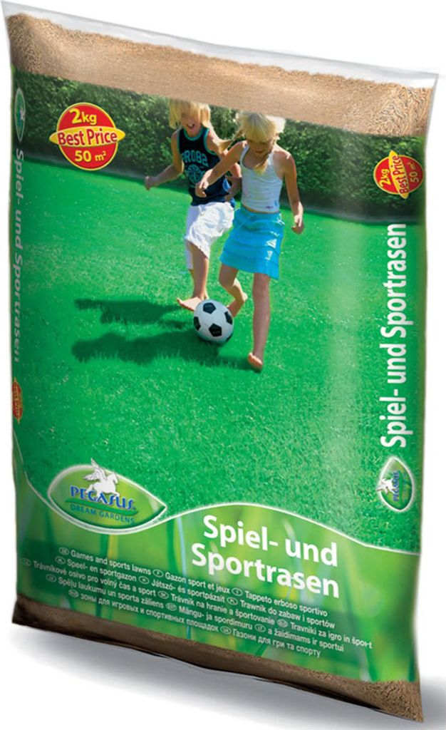 Pegasus Rasensamen Spiel- und Sportrasen 2 kg Produktbild 