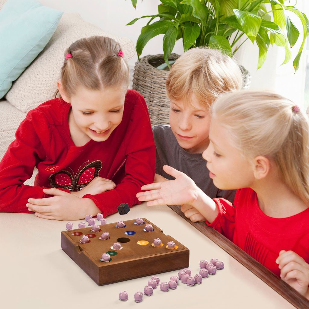ideen.kollektiv Piglet race - stolová hra hra s kockami Obrázok produktu 10
