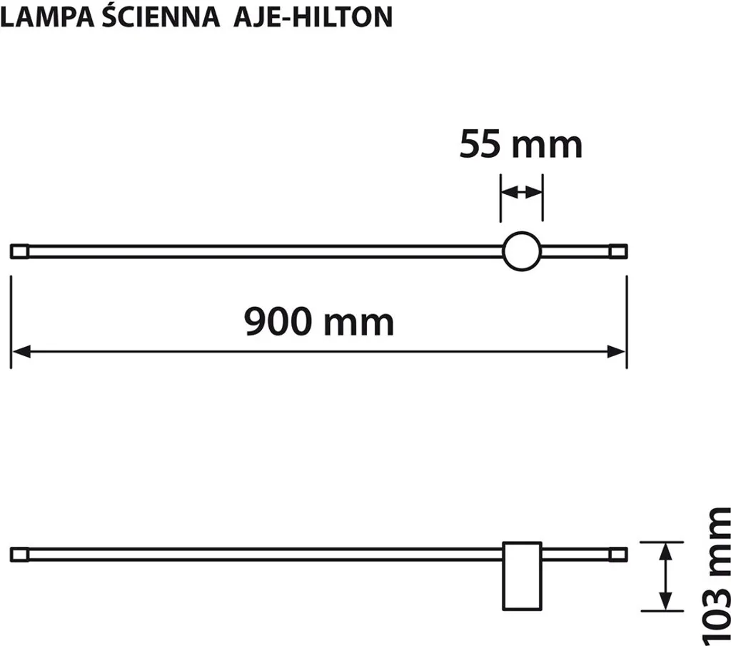 Applique LED Patinée Blanc Chaud AJE-HILTON : Éclat et Économie - 7