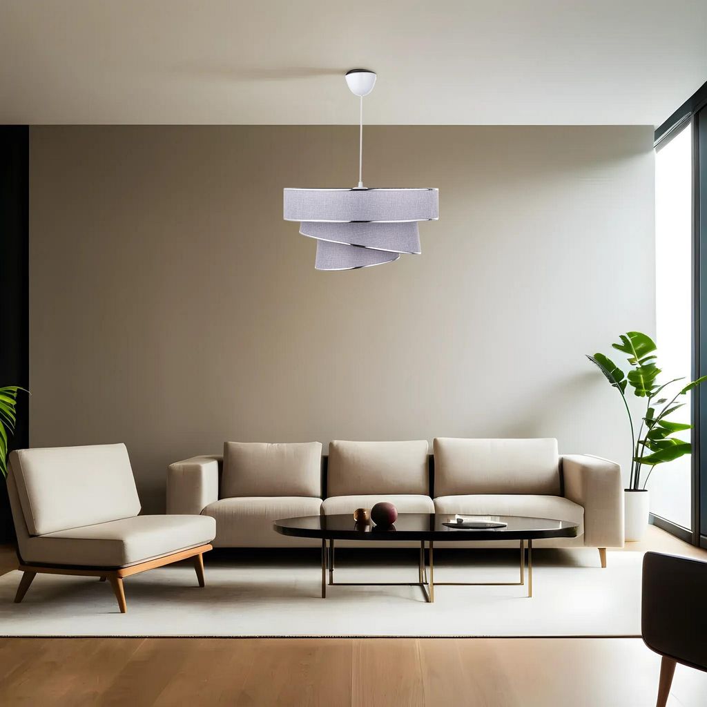 Opviq, Couper - Grey, Silver, lustre, gris, coton, 40 x 40 Image du produit 