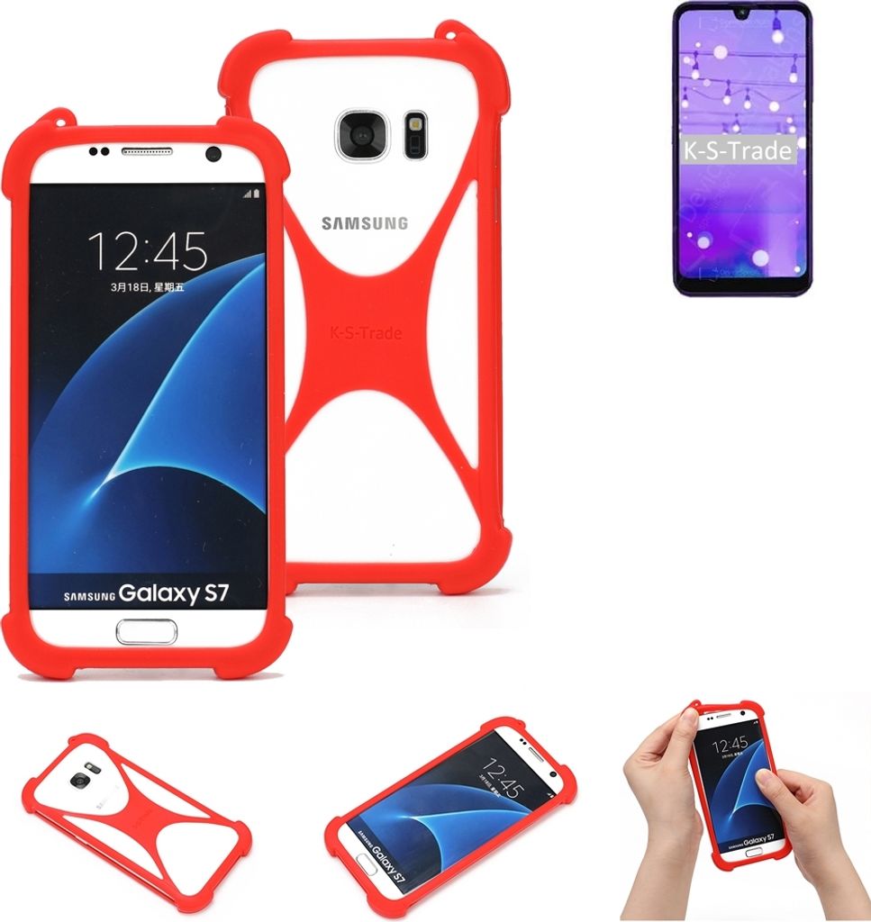K-S-Trade Handy-Hülle kompatibel mit LG Electronics W11 Schutz-Hülle Bumper Silikon Schutz Hülle Cover Case Silikoncase Silikonbumper TPU Softcase