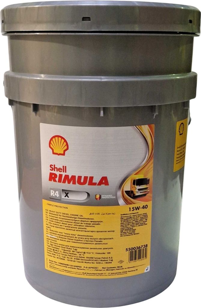 Shell Rimula R4 X 15W-40 20 Liter