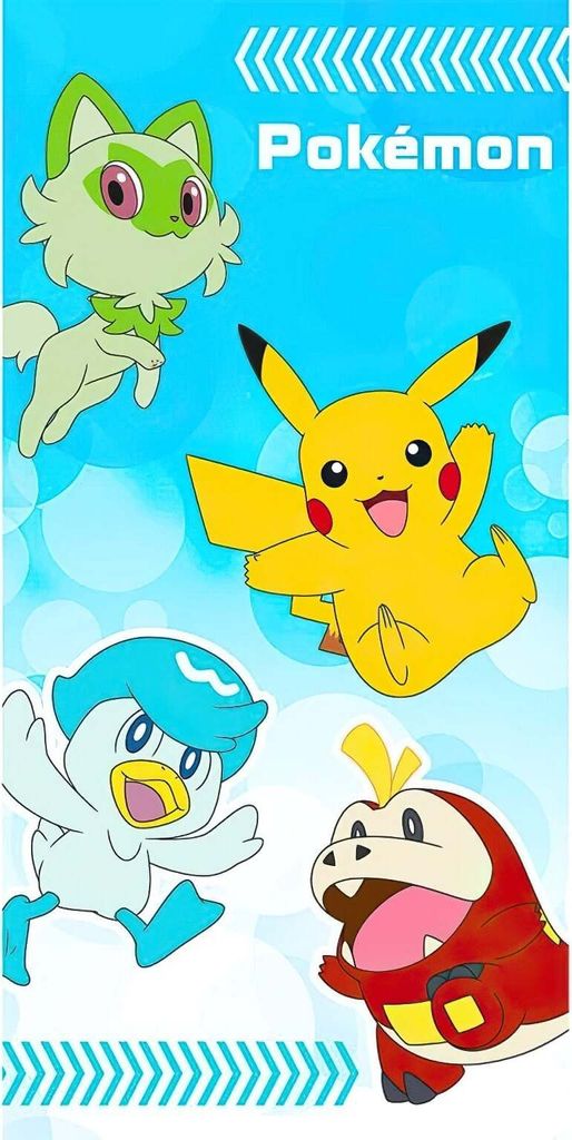 Toalla de Pokémon, Generación 9, para playa o piscina, Imagen del producto 