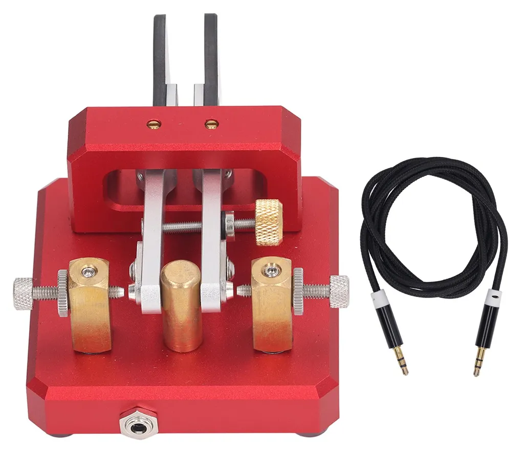 Touche morse double palette pour entraînement CW et examen radioamateur