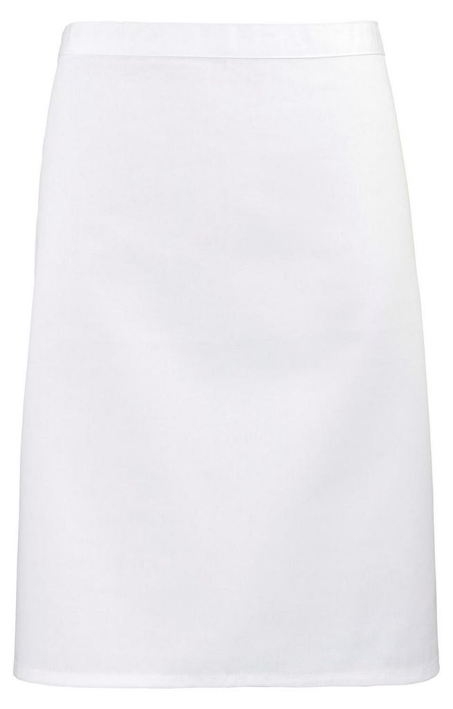 Premier - Herren/Damen Unisex Taillenschürze "Colours Collection" LT5647 (Einheitsgröße) (Weiß)
