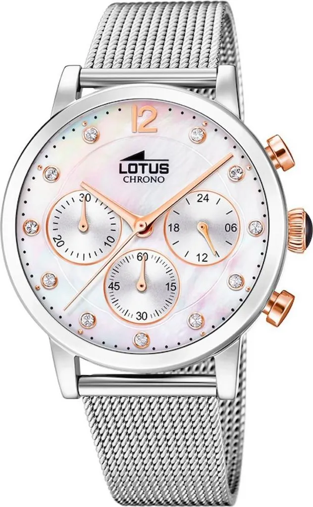 Lotus 18676/1 Orologio Donna Crono Trendy Maglia Milano e Madreperla