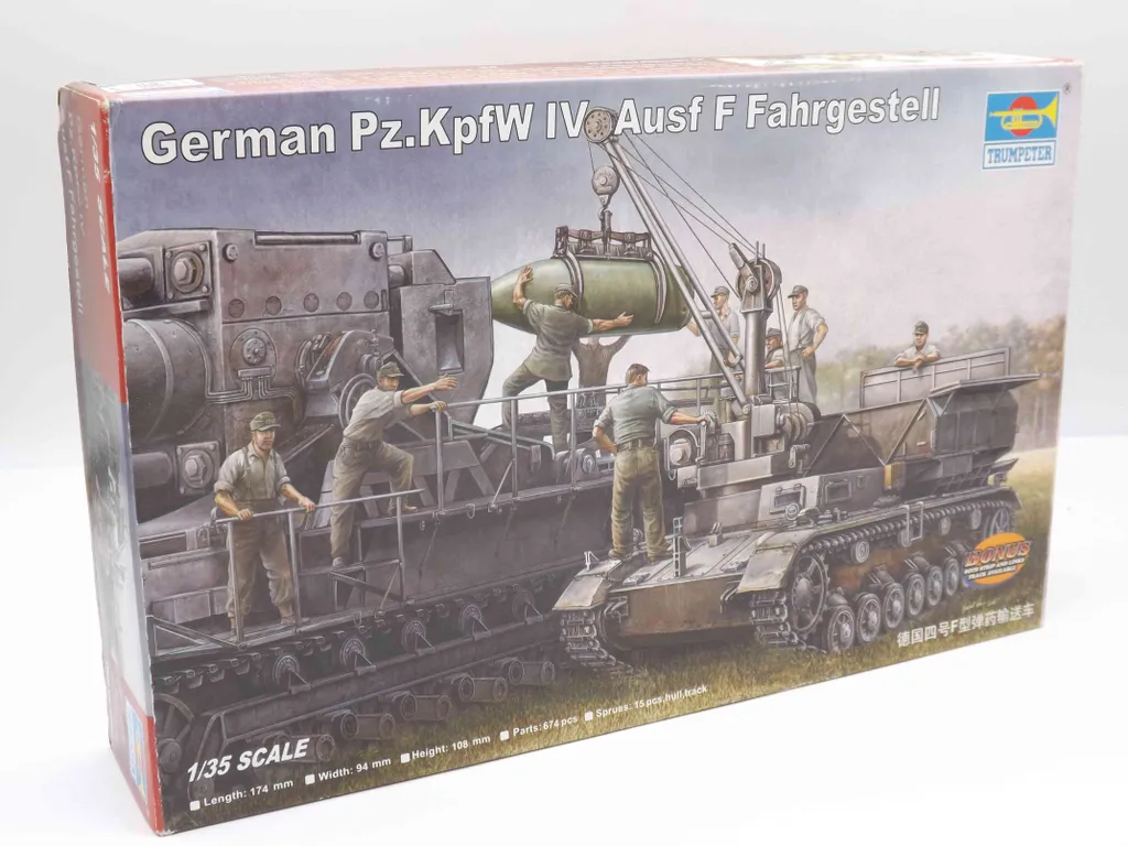 Pz.Kpfw IV Ausf F Châssis 1:35 Trumpeter 00363 Détails Haute Précision