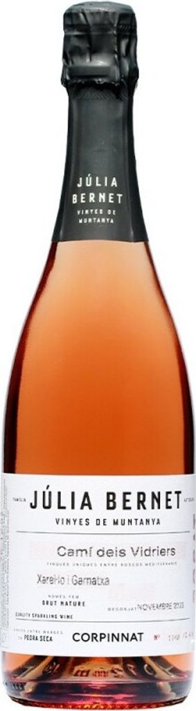 Julia Bernet Corpinnat Brut Nature Rose Cami dels Vidriers 2022 Schaumwein Spanien Katalonien 75.00 cl 12.0 %