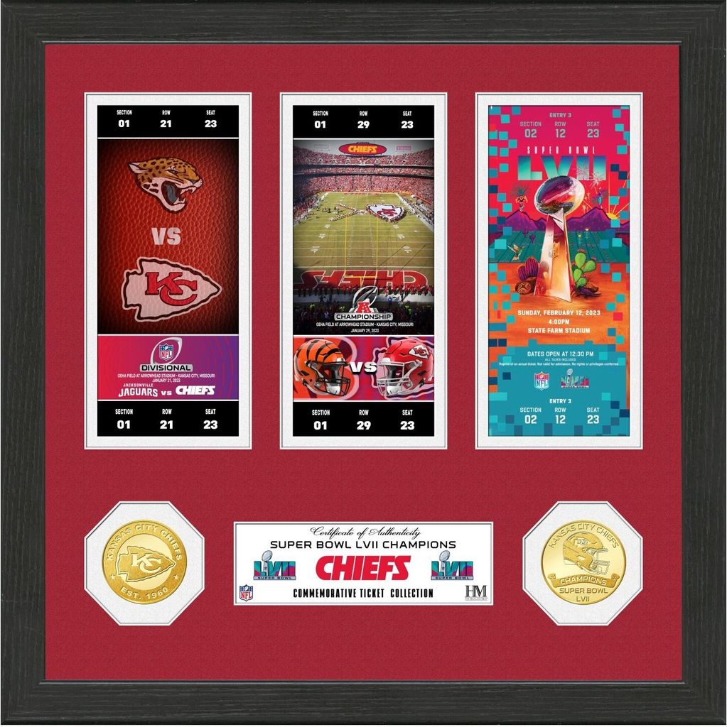 Kansas City Chiefs Road to Super Bowl Championship Ticket