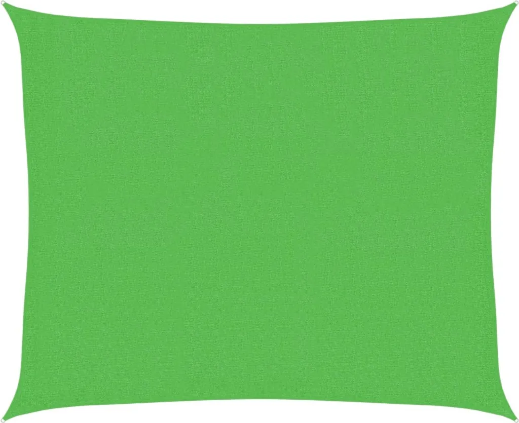 Tenda da Sole HDPE 160g/m² Verde Chiaro 2,5x3m | Vela Ombreggiante Online