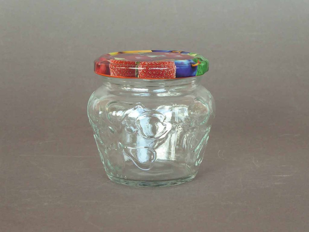 Einkochglas Früchte 215 ml mit twist-off-Deckel 3 Einkochgläser