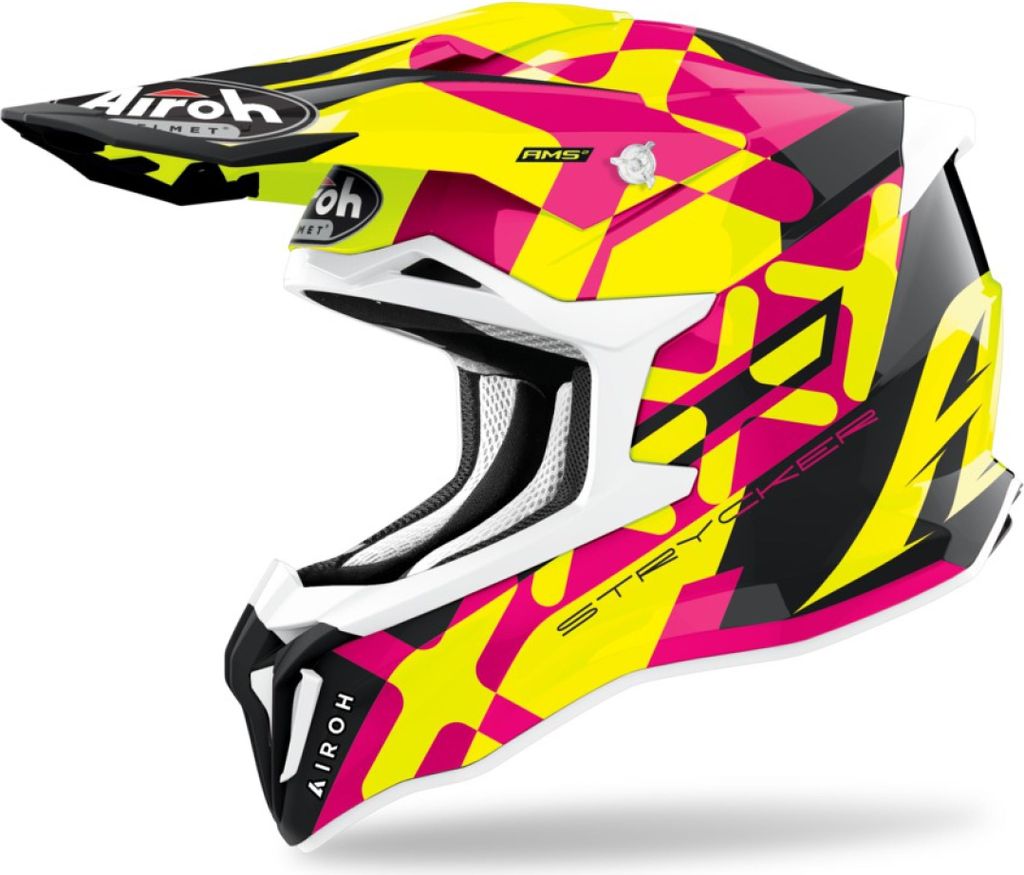Airoh Strycker XXX Carbon Motocross Helm, pink, XL (61/62)