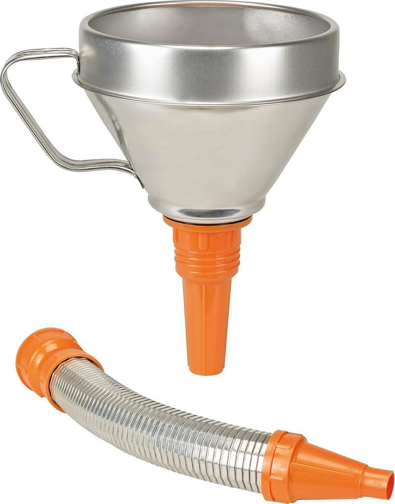 PRESSOL Trichter-Set mit Auslaufrohr Stahlblech ø 200 mm Produktbild 