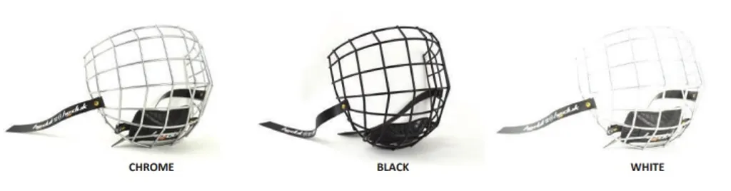 Grille de casque hockey Hejduk Gitter OOP 2 blanche ultra robuste