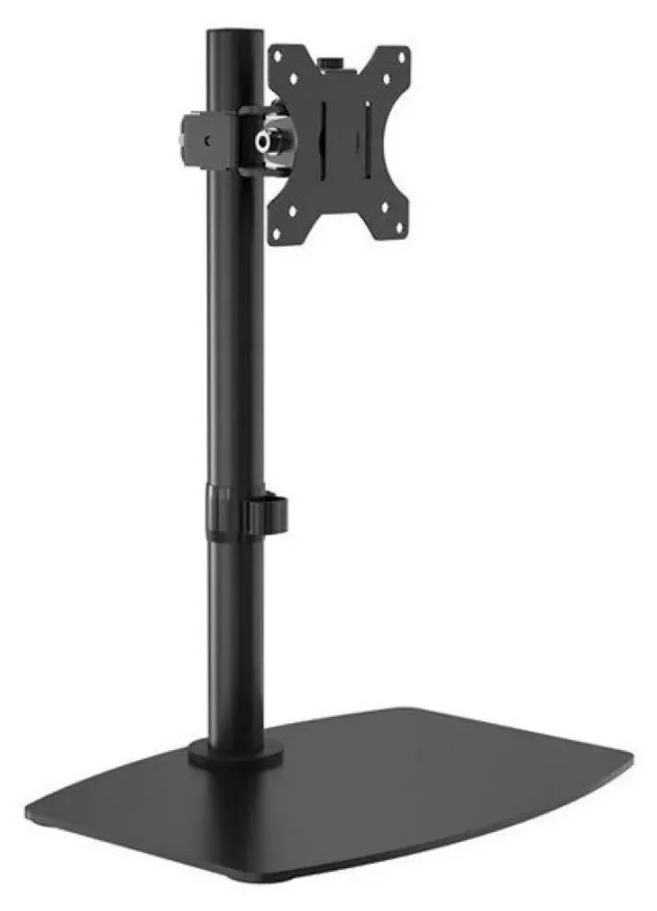 Support de Table pour Écran de Bureau Noir : Libérez de l'Espace de Travail