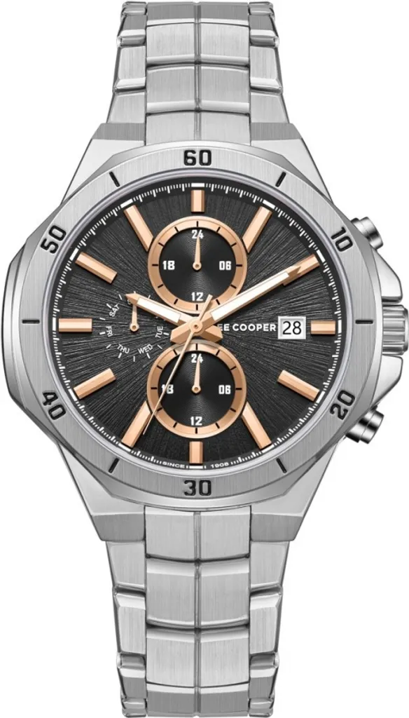 Montre homme Lee Cooper LC08087.340 en acier robuste et cadran Fashion