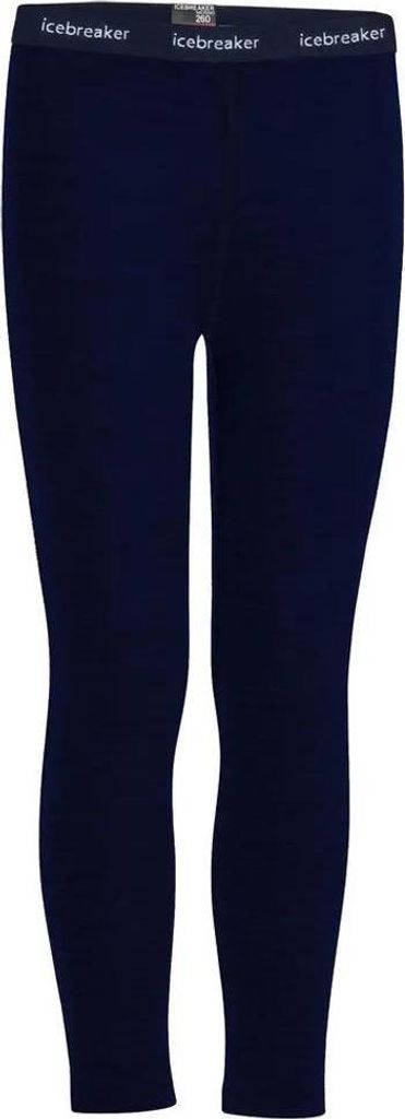 Icebreaker 260 Tech Merino Leggings Blau 10 Years Jungen,Mädchen Blau 10 Years