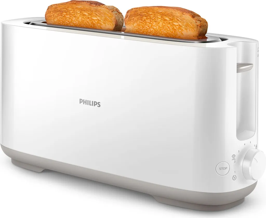 Grille-pain Philips HD2590/00 950W avec 8 niveaux de dorage et métal