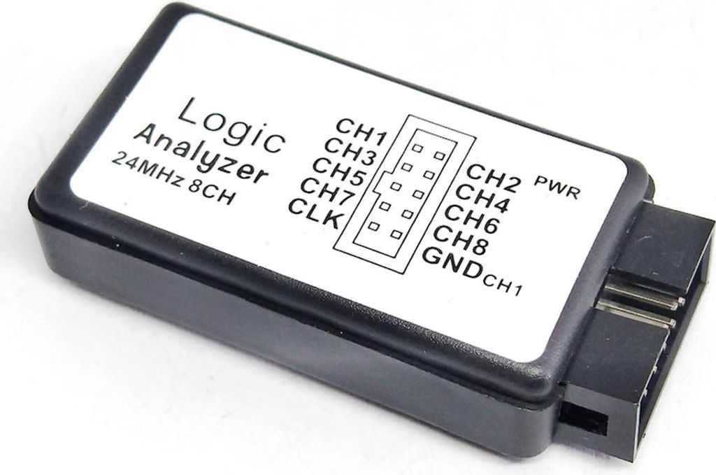 USB-Logikanalysator 24M 8CH Mikrocontroller ARM FPGA Debug-Tool 24MHz, 16MHz, 12MHz, 8MHz, 4MHz, 2MHz