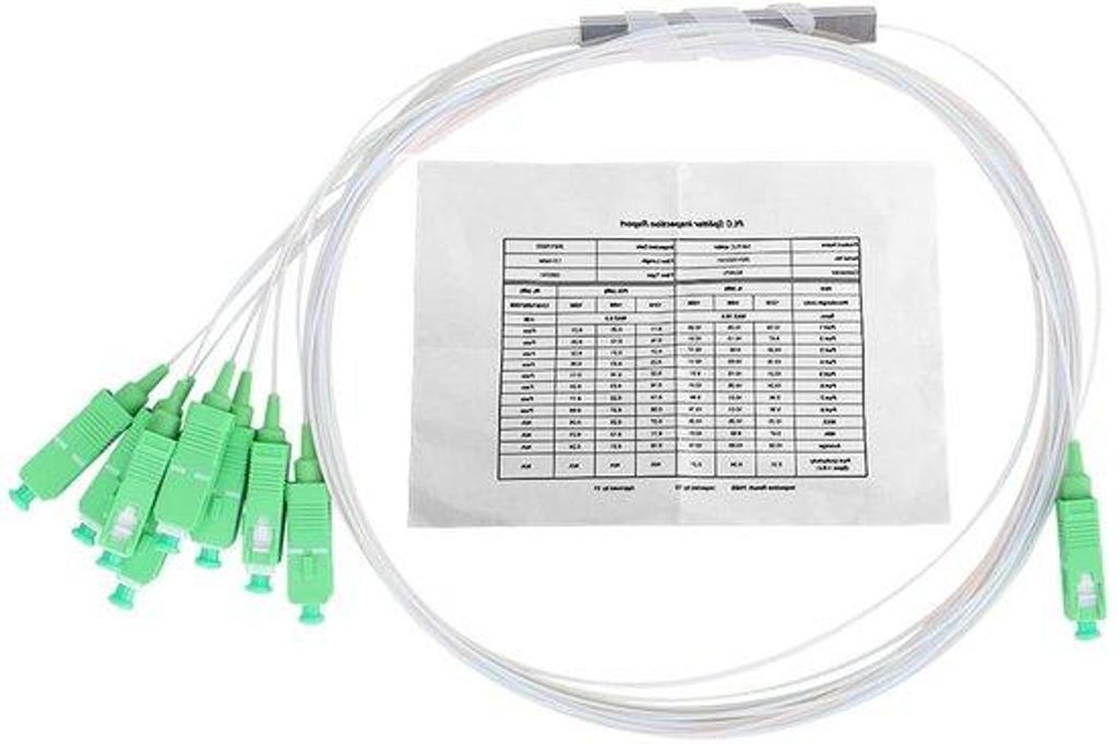 Optische Splitter PLC SM Accessoires für Netzwerk-Kabel mit niedrigem Eingangsverlust und hohem Rücksendeverlust